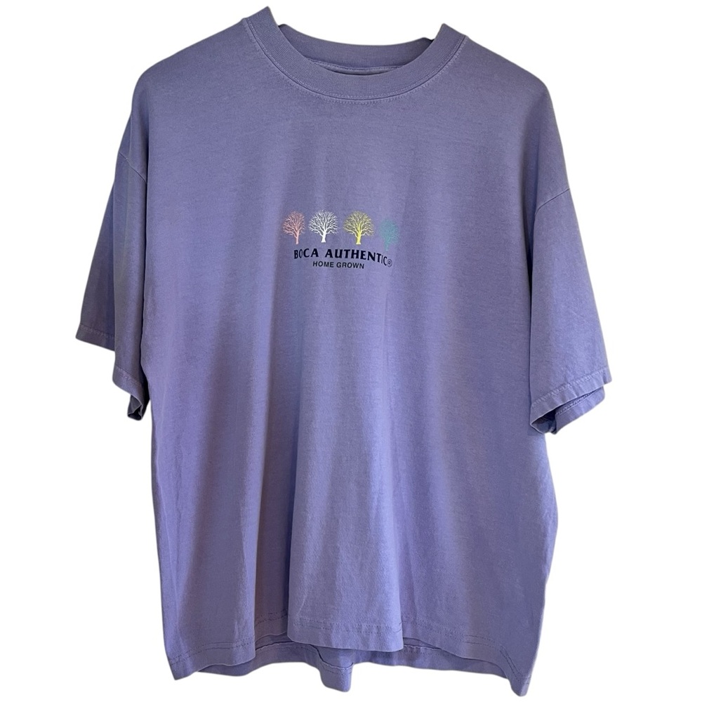 BOCA Authentic Vintage oversized body t-shirt with tree print good condition.
